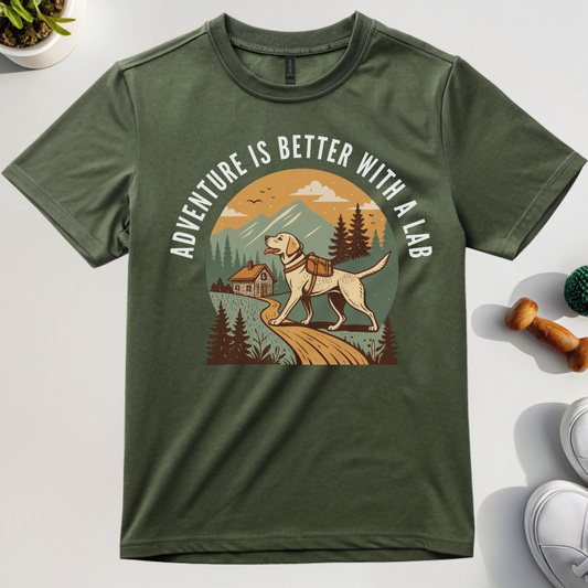 Adventure Is Better With A Lab T-Shirt