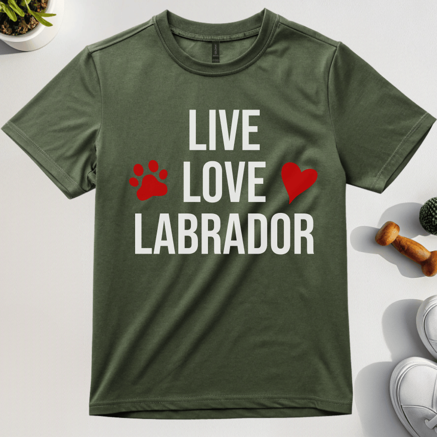 Live, Love, Labradors T-Shirt