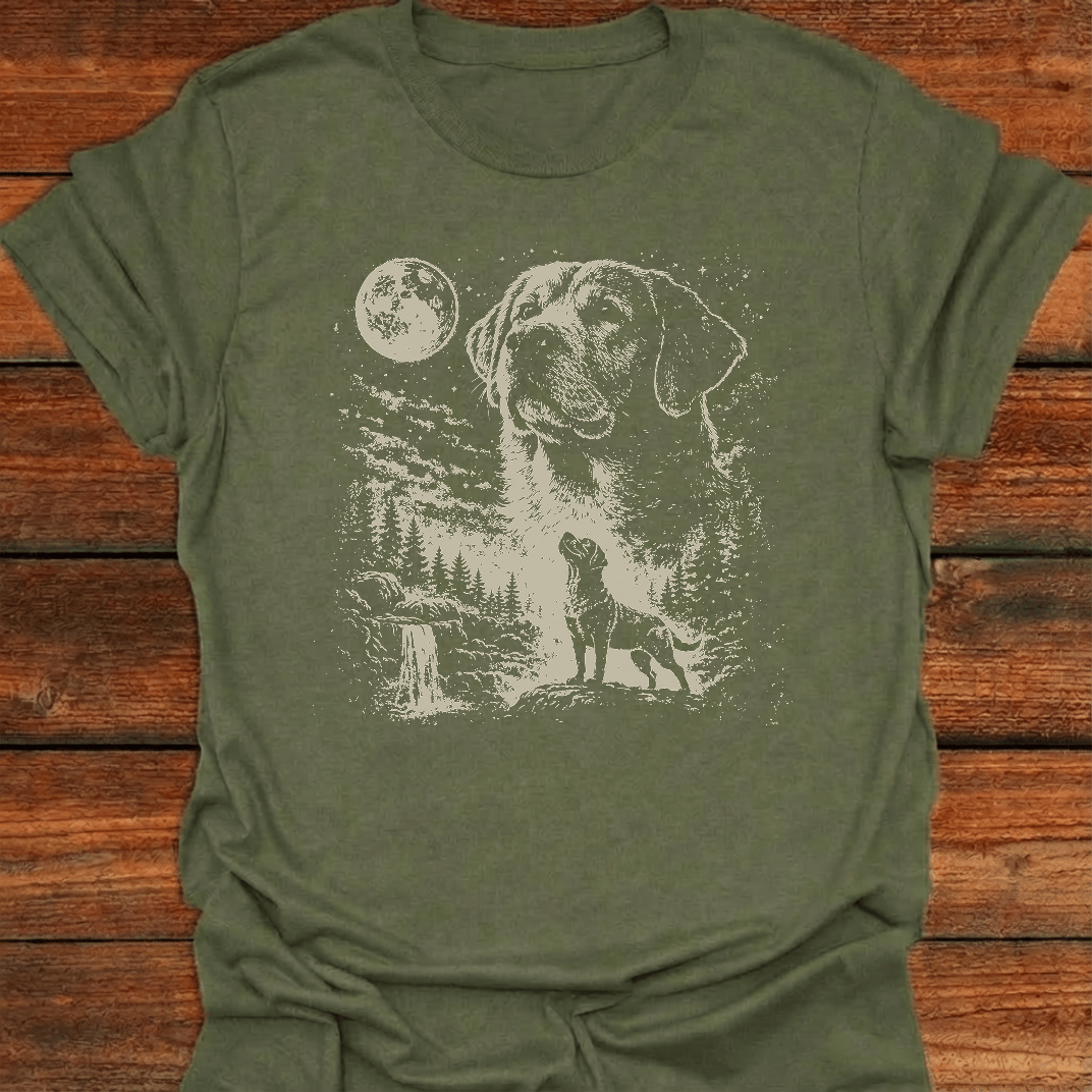 Labs And The Moon T-Shirt