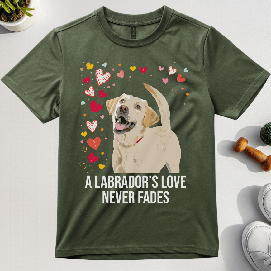 A Labrador's Love Never Fades T-Shirt