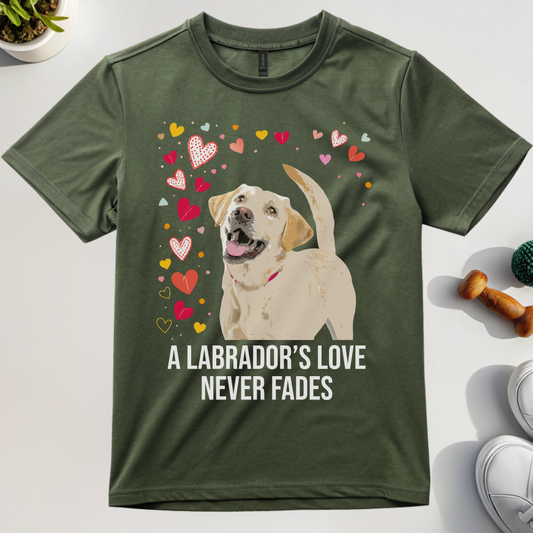 A Labrador's Love Never Fades T-Shirt