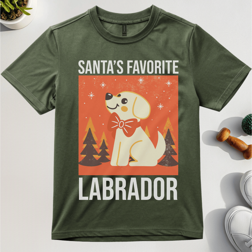 Santas Favorite Labrador T-Shirt