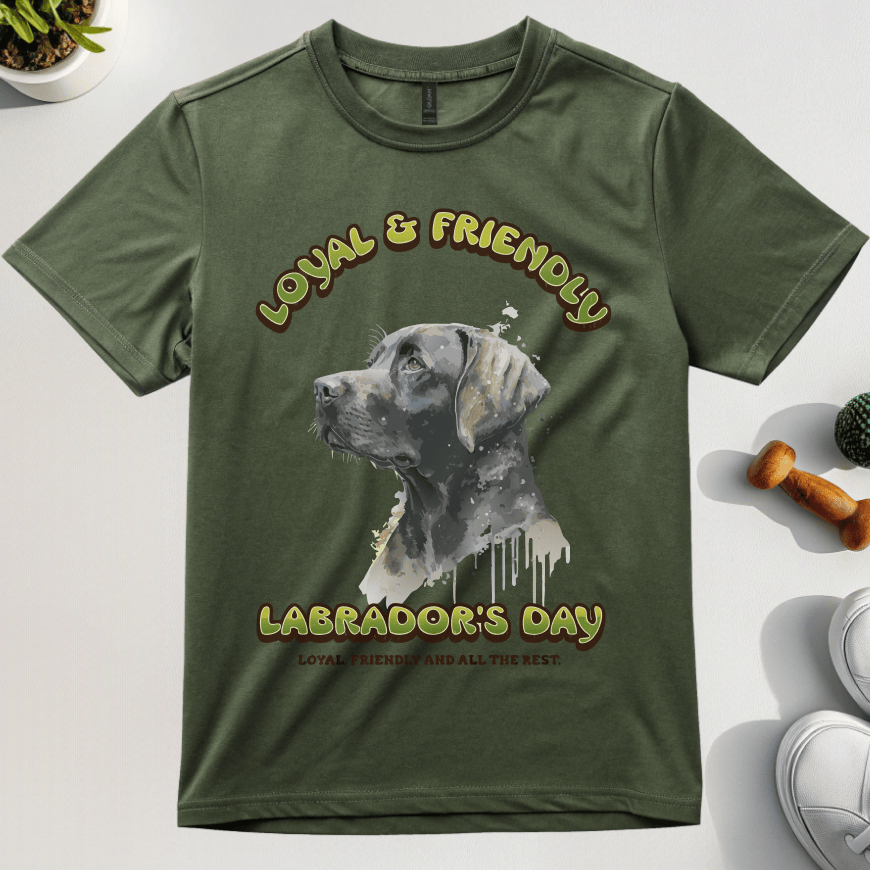 Loyal & Friendly Lab T-Shirt