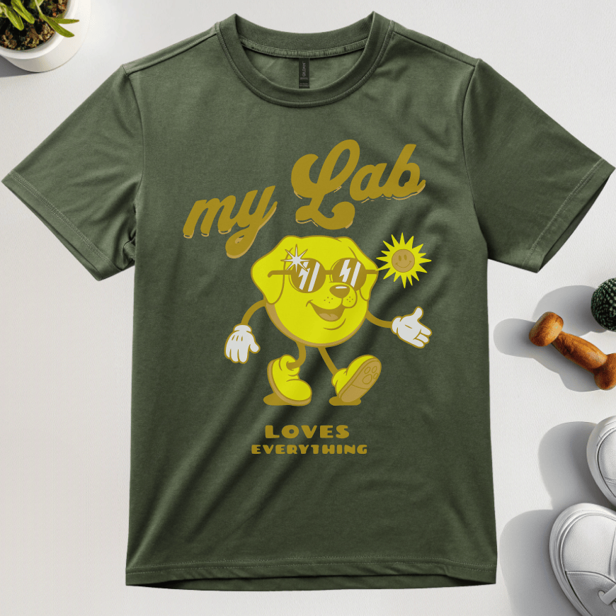 My Lab Loves Everything T-Shirt