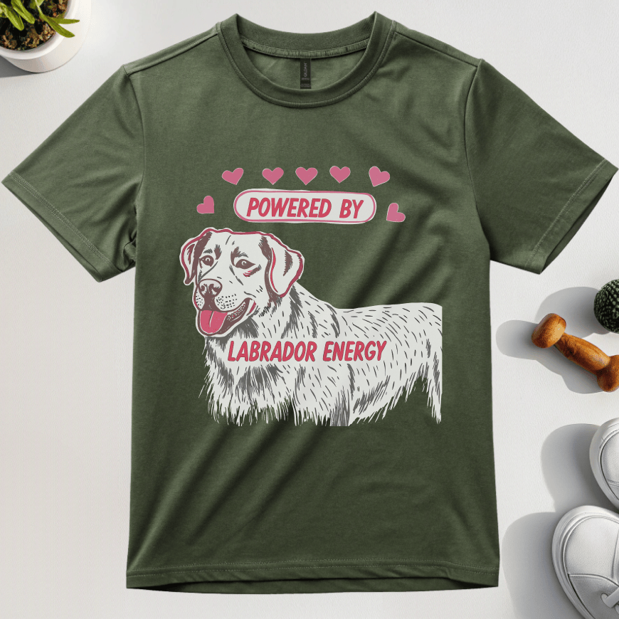 Powered By Labrador Energy T-Shirt