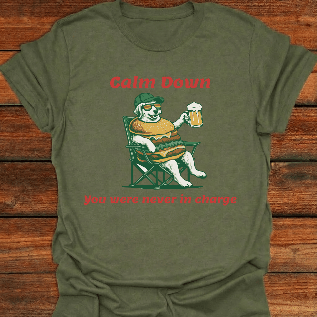 Calm Down You Were Never In Charge T-Shirt