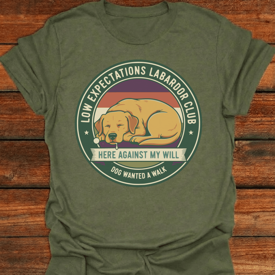 Low Expectations Labrador Club T-Shirt