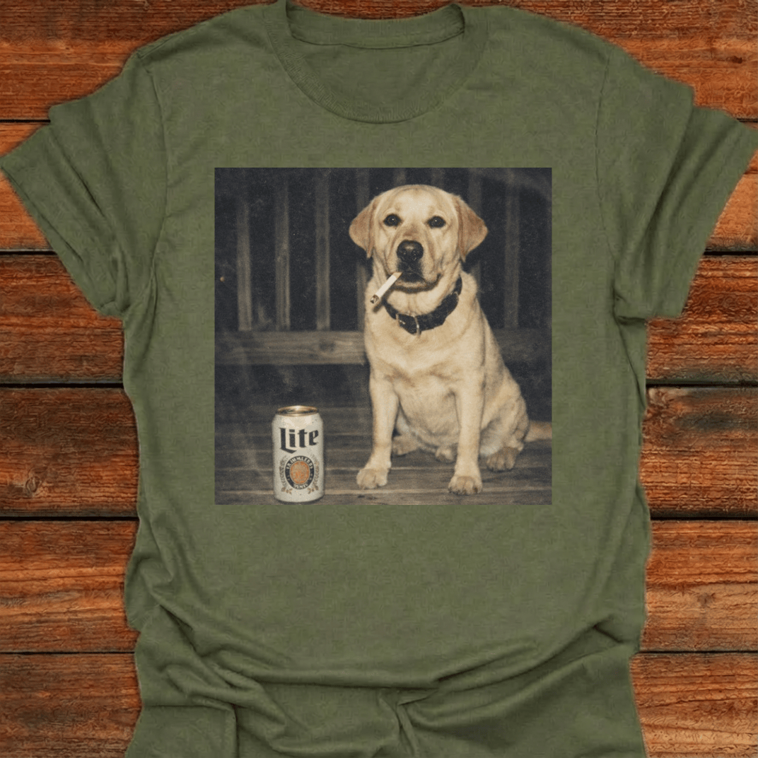 Beer, Smokes and The Lab T-Shirt