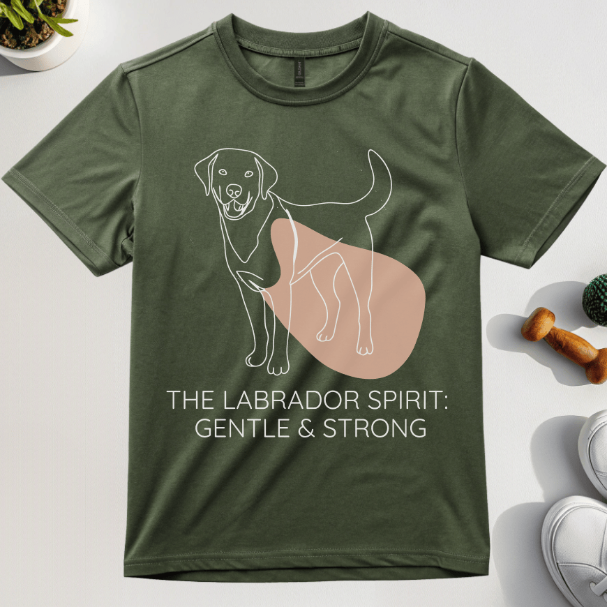 The Labrador Spirit Gentle And Strong T-Shirt