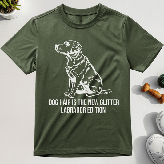 Dog Hair Is The New Giltter Labrador Edition T-Shirt