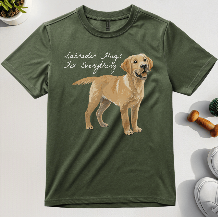 Labrador Hugs Fix Everything T-Shirt