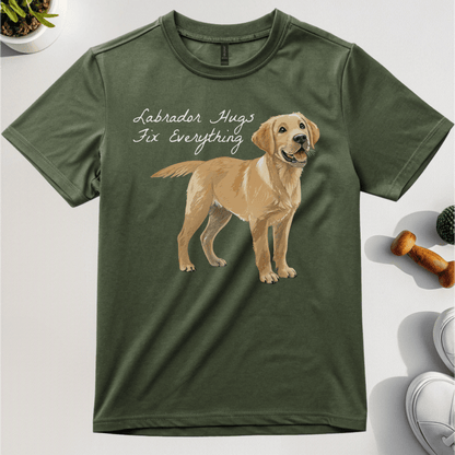 Labrador Hugs Fix Everything T-Shirt