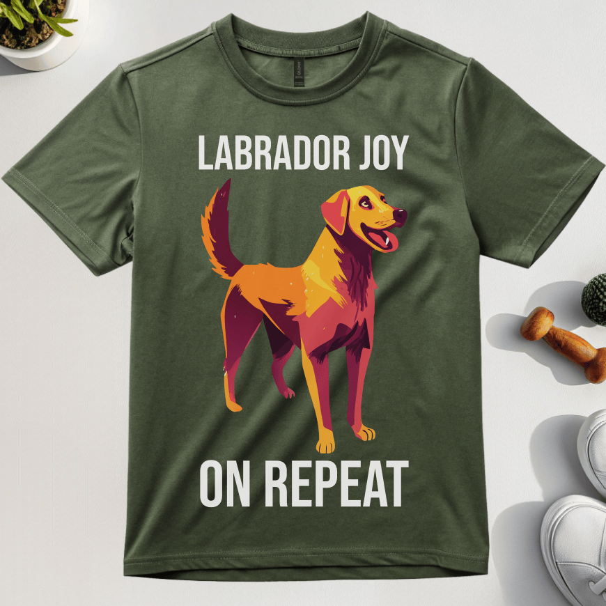Labrador Joy On Repeat T-Shirt