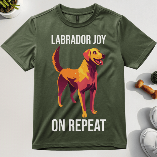 Labrador Joy On Repeat T-Shirt