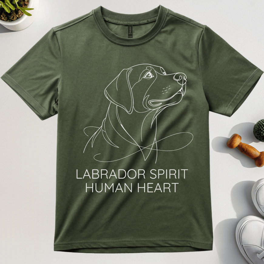 Labrador Spirit Human Heart T-Shirt