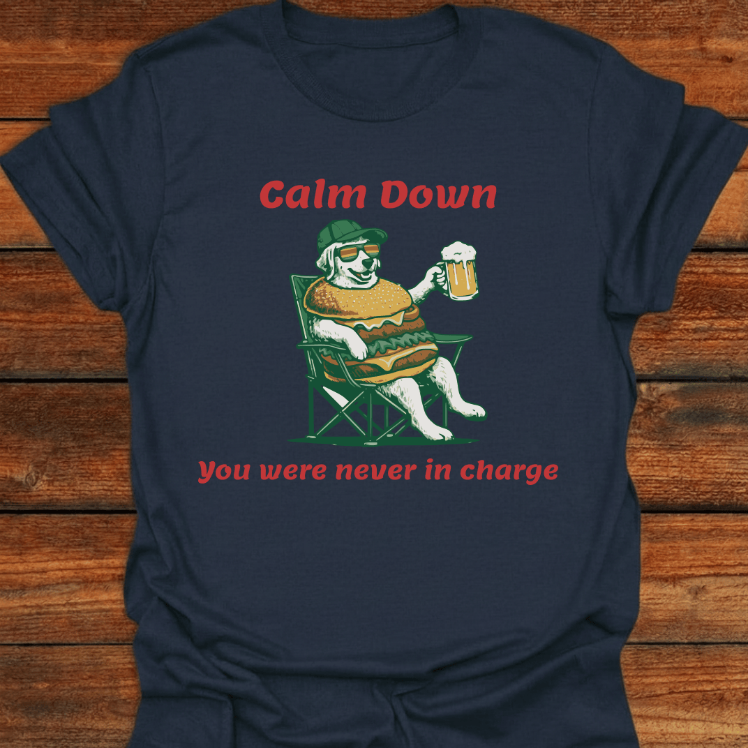 Calm Down You Were Never In Charge T-Shirt