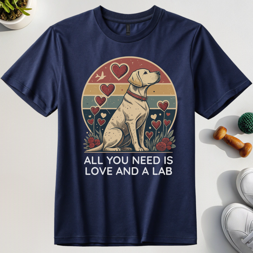 All You Need Is Love And A Lab T-Shirt