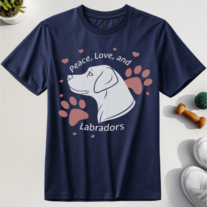 Peace Love And Labradors T-Shirt