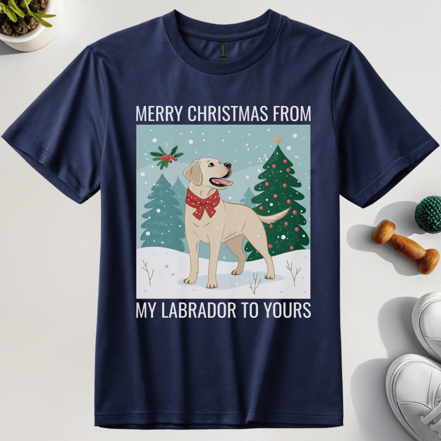Merry Christmas From My Labrador To Yours T-Shirt