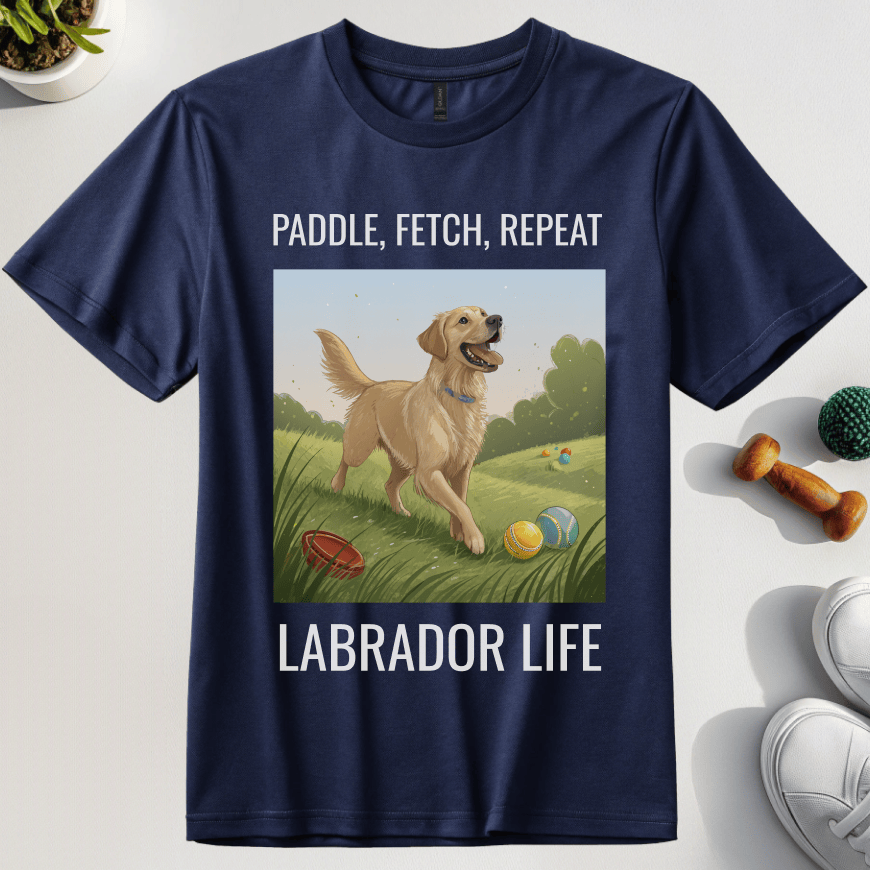 Paddle Fetch Repeat Labrador Life T-Shirt