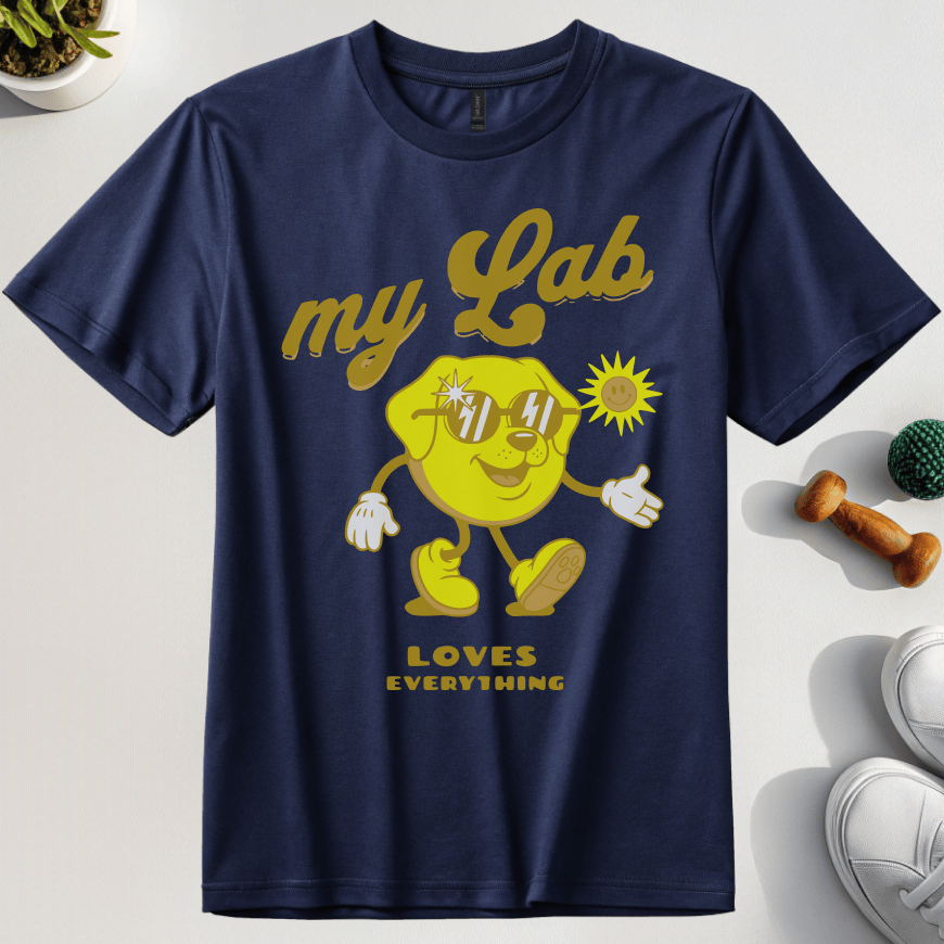 My Lab Loves Everything T-Shirt
