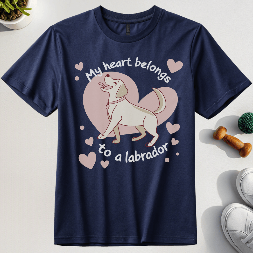 My Heart Belongs To A Labrador T-Shirt