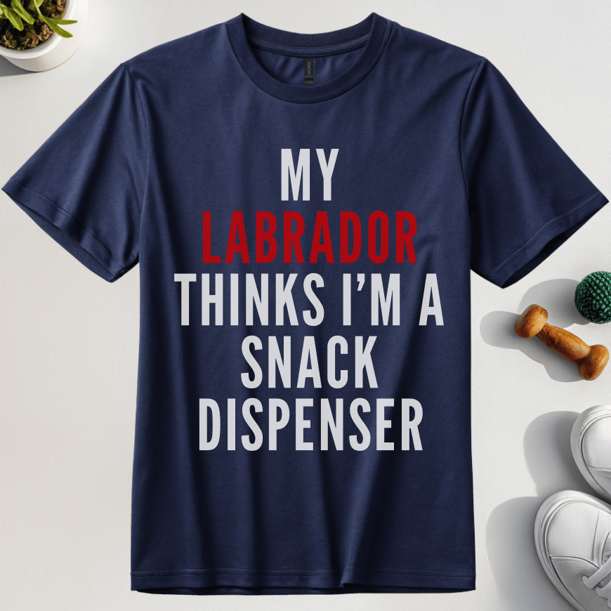 My Labrador Thinks I'm a Snack Dispenser T-Shirt