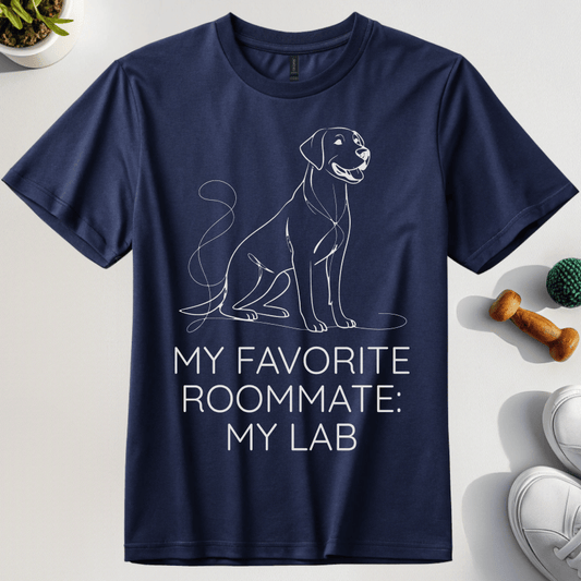 My Favorite Roommate Is My Lab T-Shirt