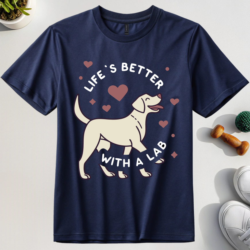 Lifes Better With A Lab T-Shirt