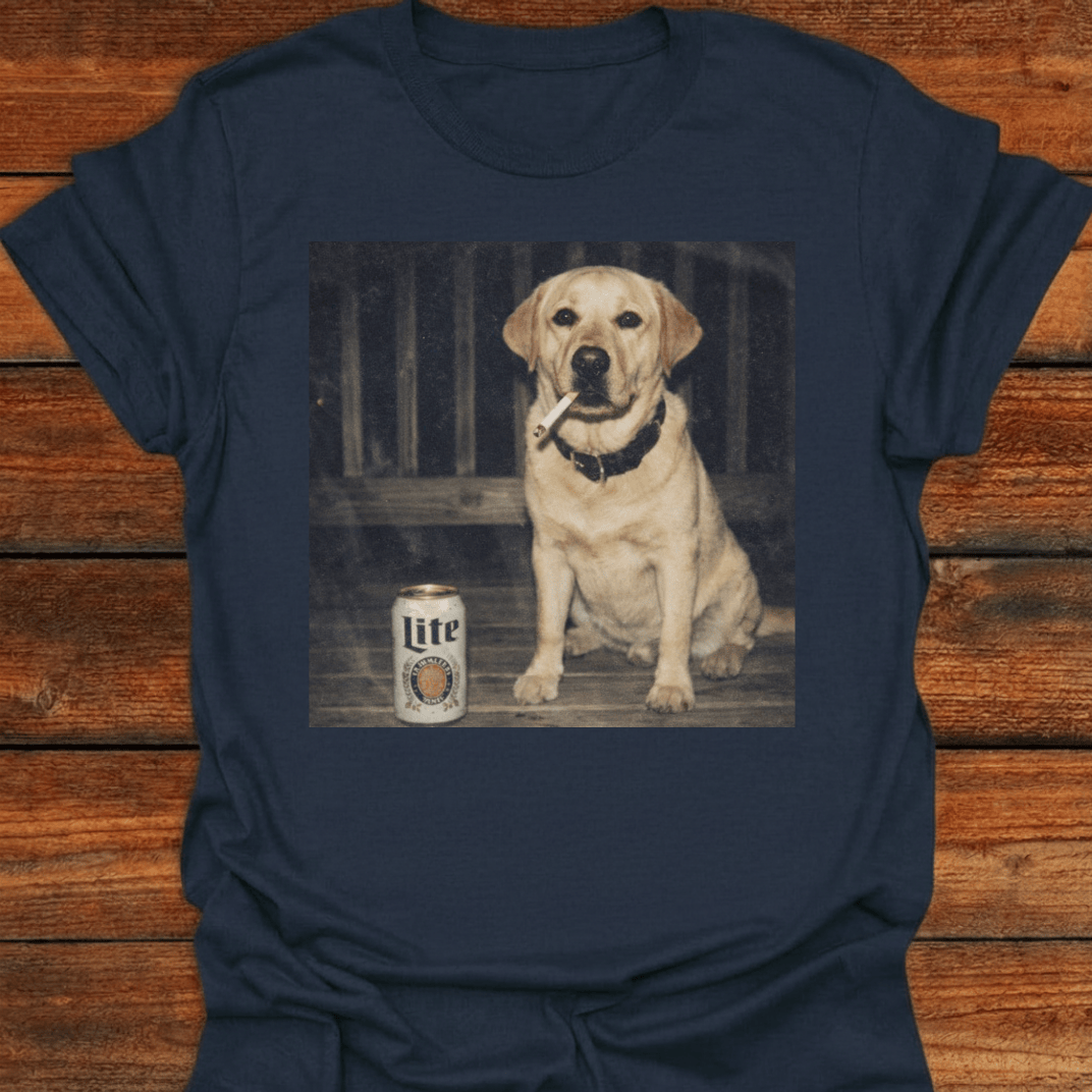 Beer, Smokes and The Lab T-Shirt