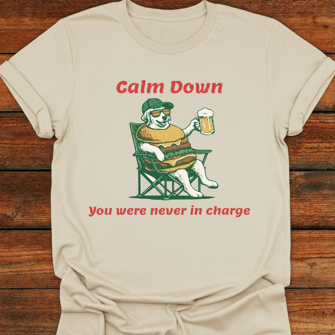 Calm Down You Were Never In Charge T-Shirt