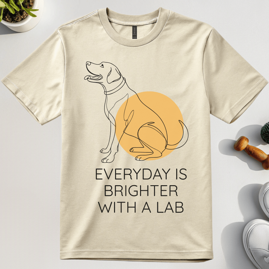 Everyday Is Brighter With A Lab T-Shirt