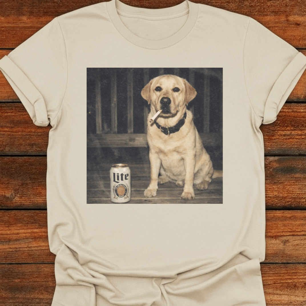 Beer, Smokes and The Lab T-Shirt