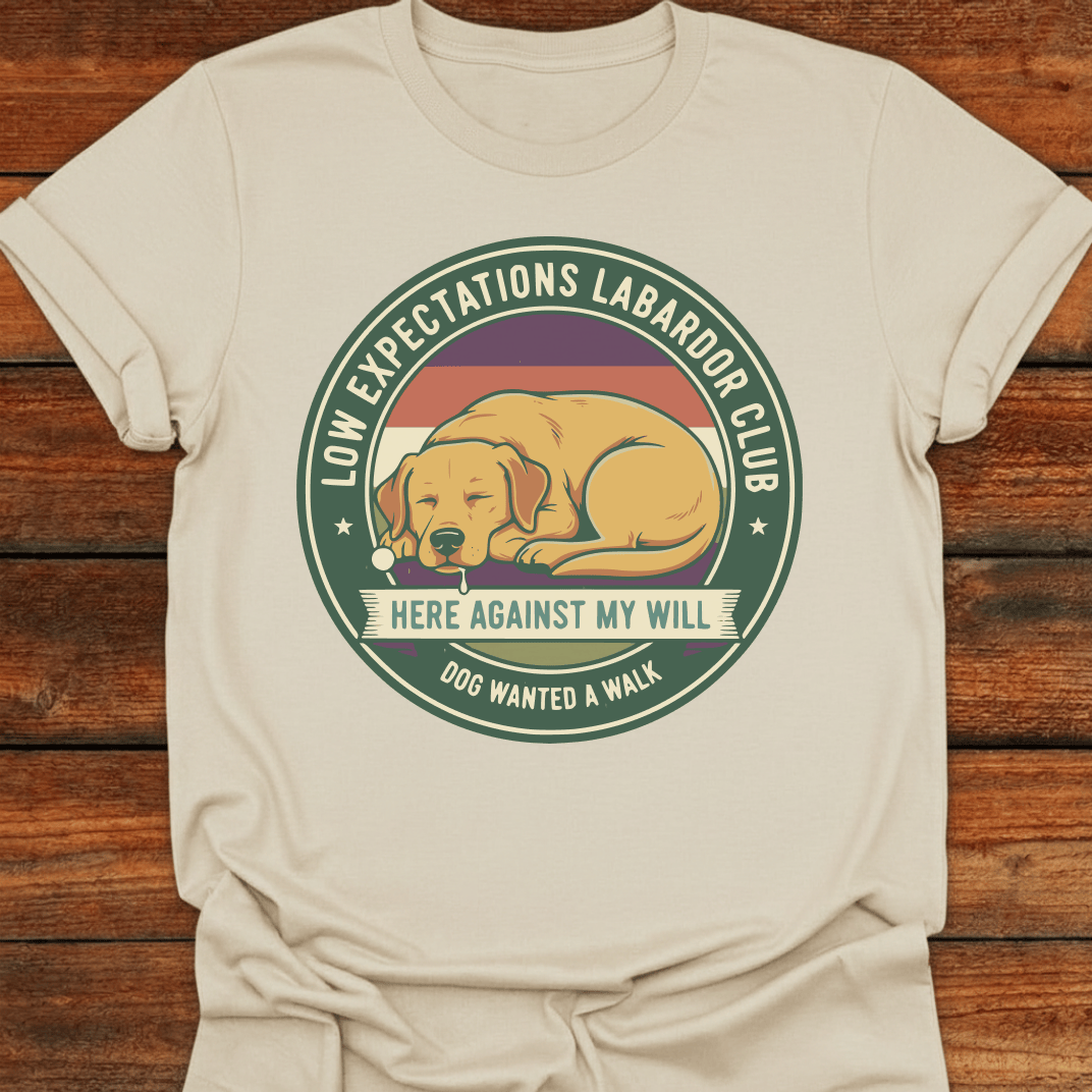 Low Expectations Labrador Club T-Shirt