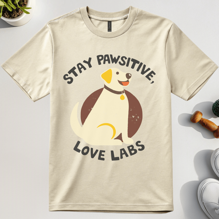 Stay Pawsitive Love Labs T-Shirt