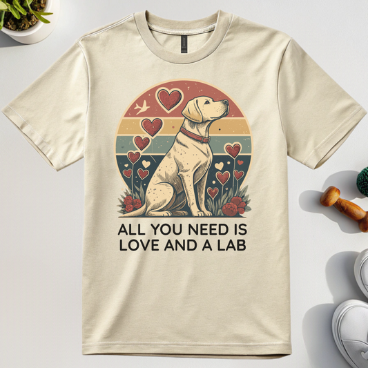 All You Need Is Love And A Lab T-Shirt