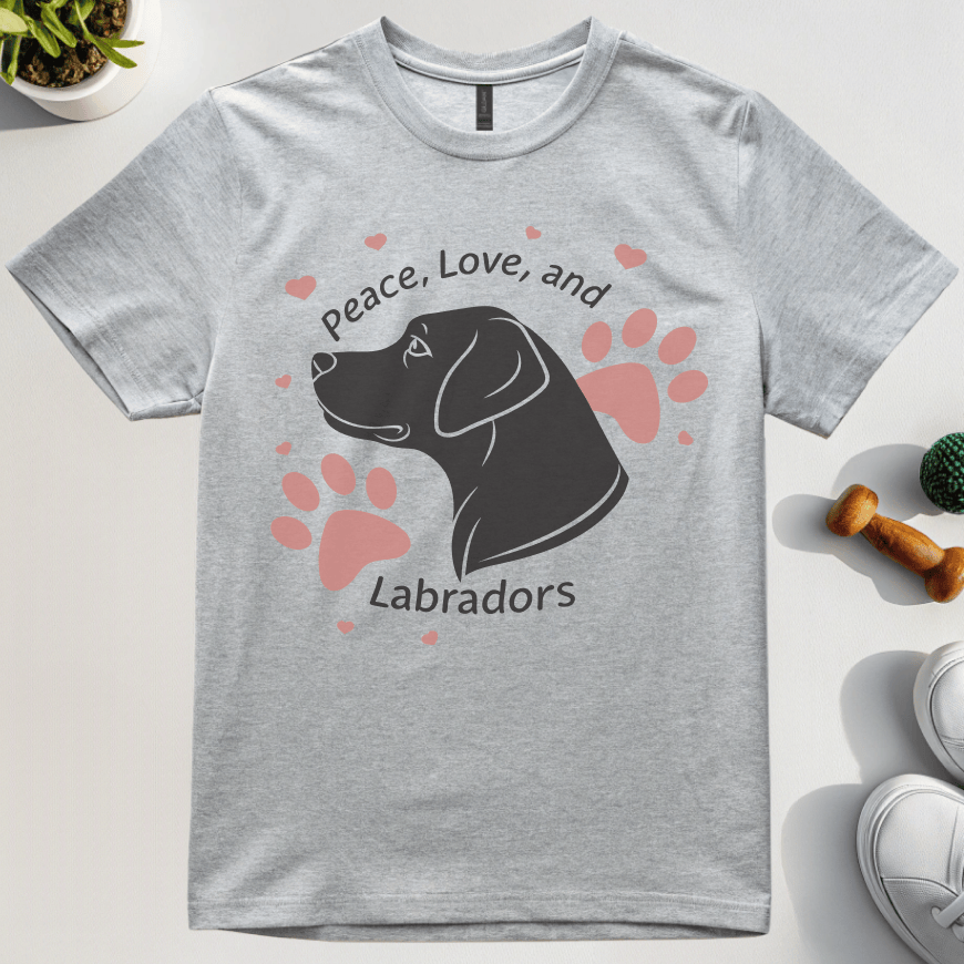 Peace Love And Labradors T-Shirt