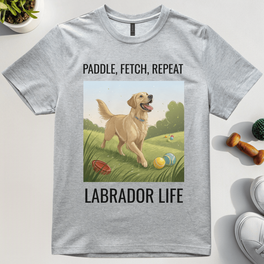 Paddle Fetch Repeat Labrador Life T-Shirt