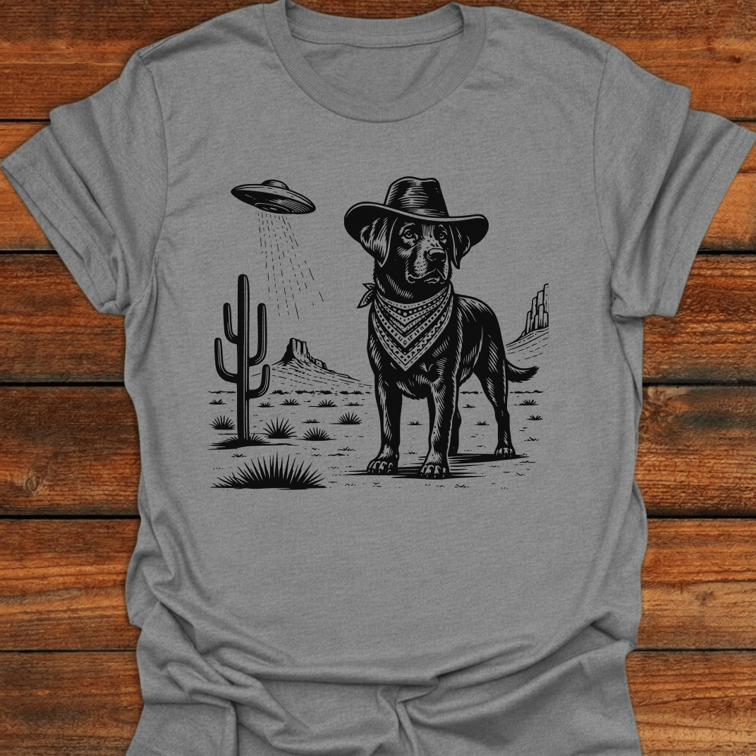 UFO And The Cowboy Lab T-Shirt