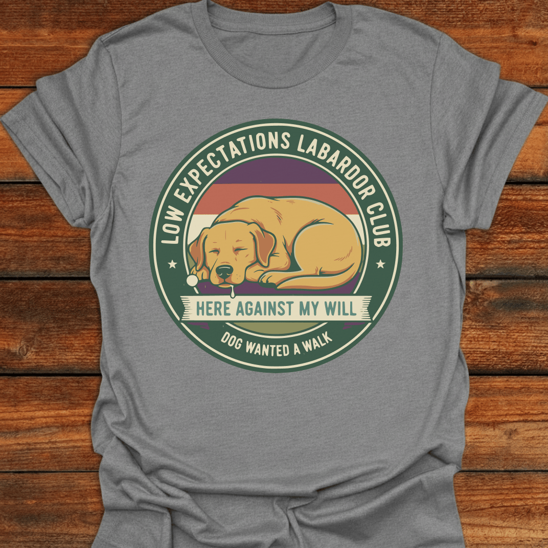 Low Expectations Labrador Club T-Shirt