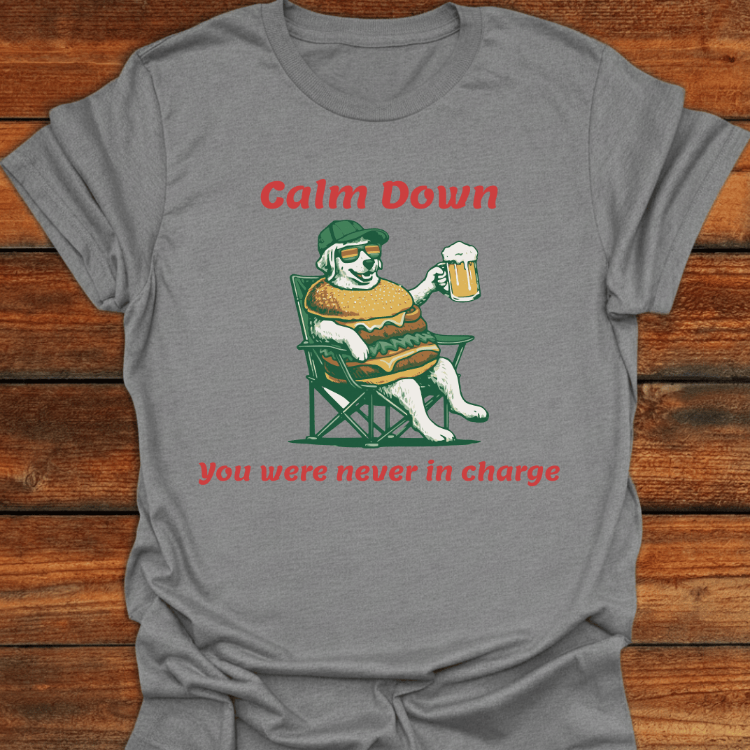 Calm Down You Were Never In Charge T-Shirt