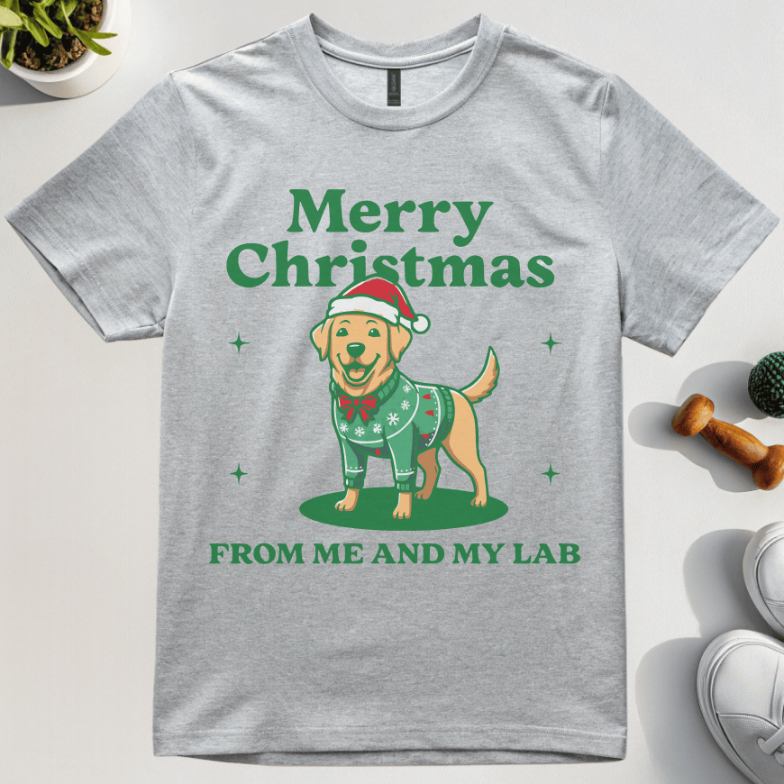 Merry Christmas From Me And My Lab T-Shirt