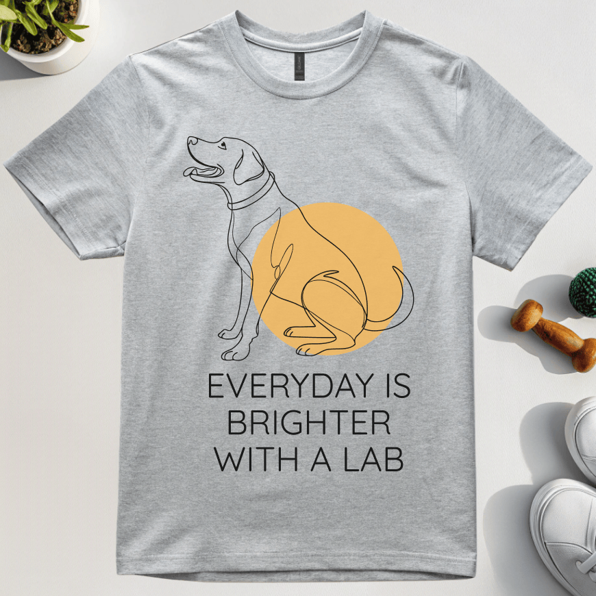 Everyday Is Brighter With A Lab T-Shirt