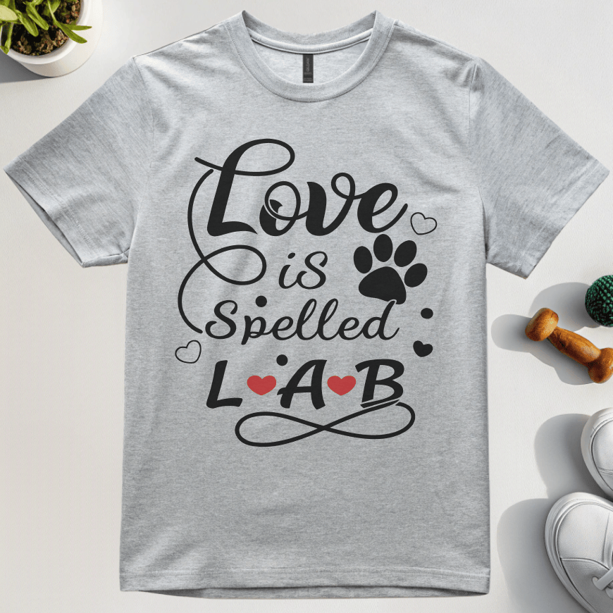 Love Is Spelled Lab T-Shirt