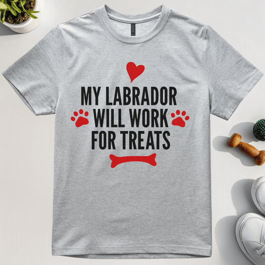 My Labrador Will Work For Treats T-Shirt