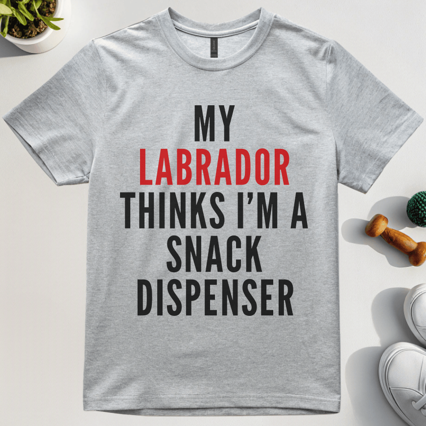 My Labrador Thinks I'm a Snack Dispenser T-Shirt