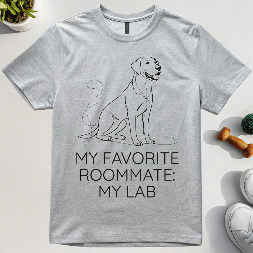 My Favorite Roommate Is My Lab T-Shirt
