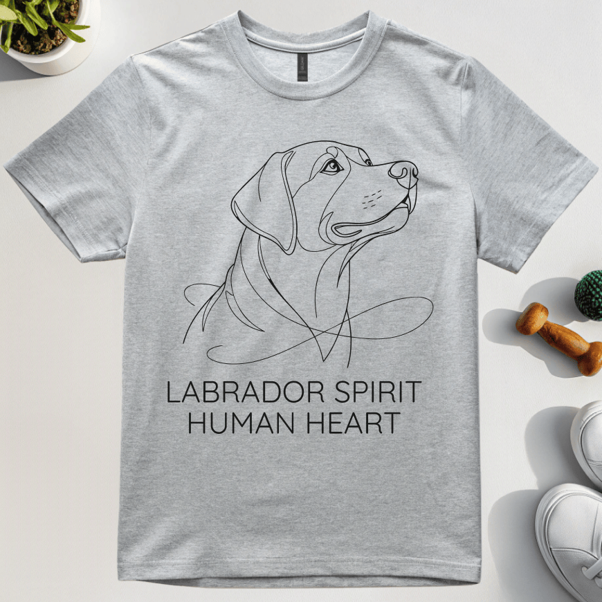 Labrador Spirit Human Heart T-Shirt