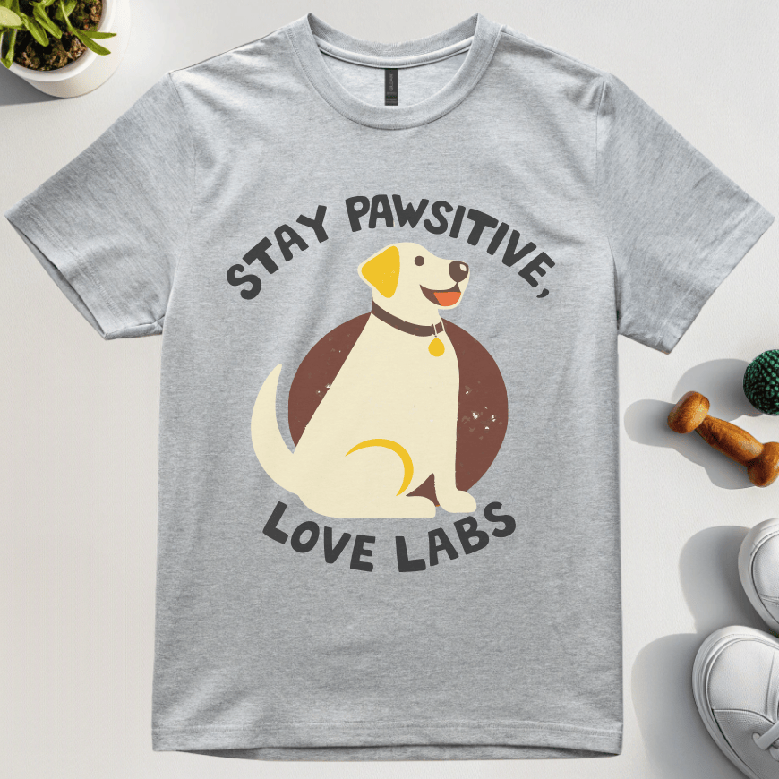 Stay Pawsitive Love Labs T-Shirt