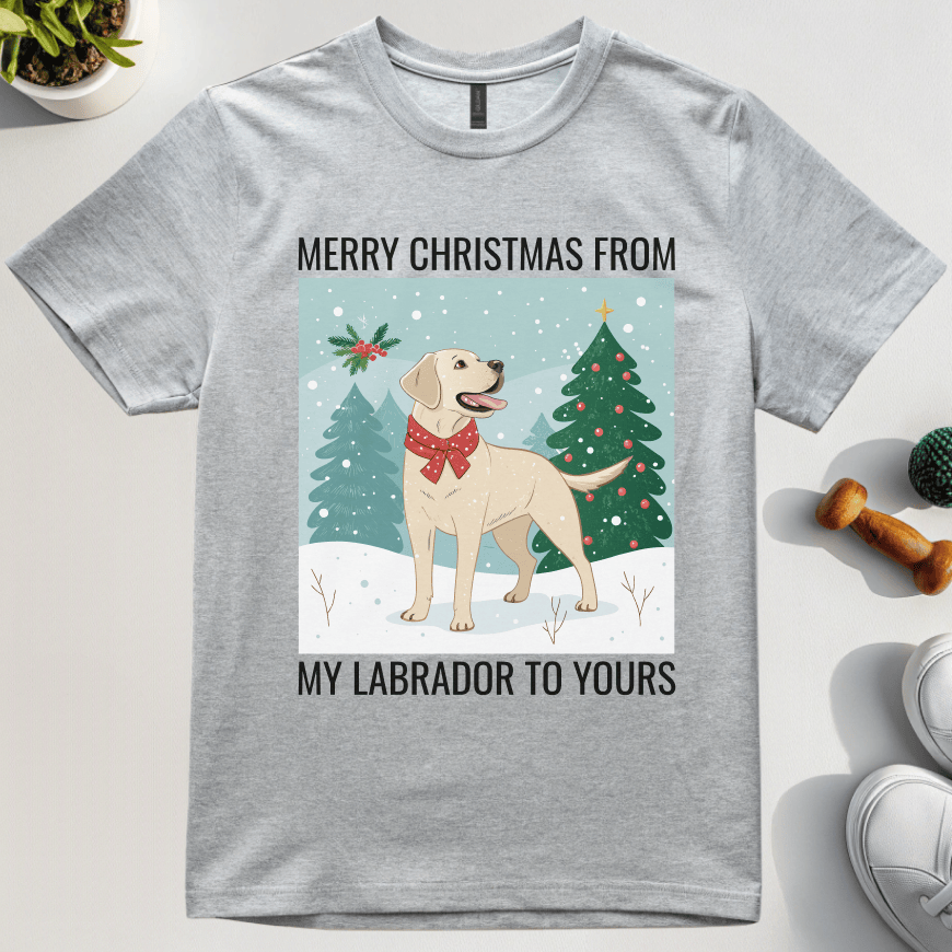 Merry Christmas From My Labrador To Yours T-Shirt